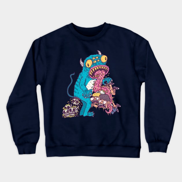 KillerAlien Crewneck Sweatshirt by hex